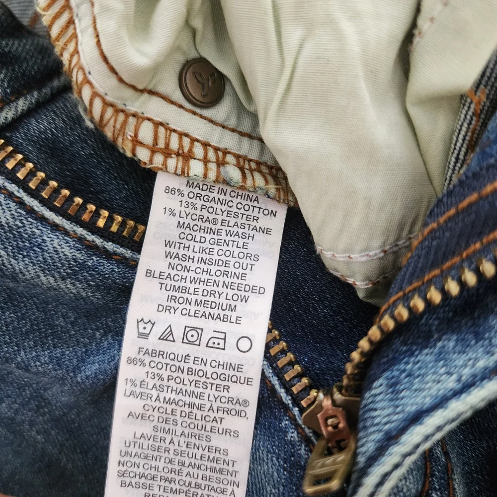 Prana Organic Cotton Sienna Skinny Jeans In True Blue Size 30 NWT - Picture 11 of 11